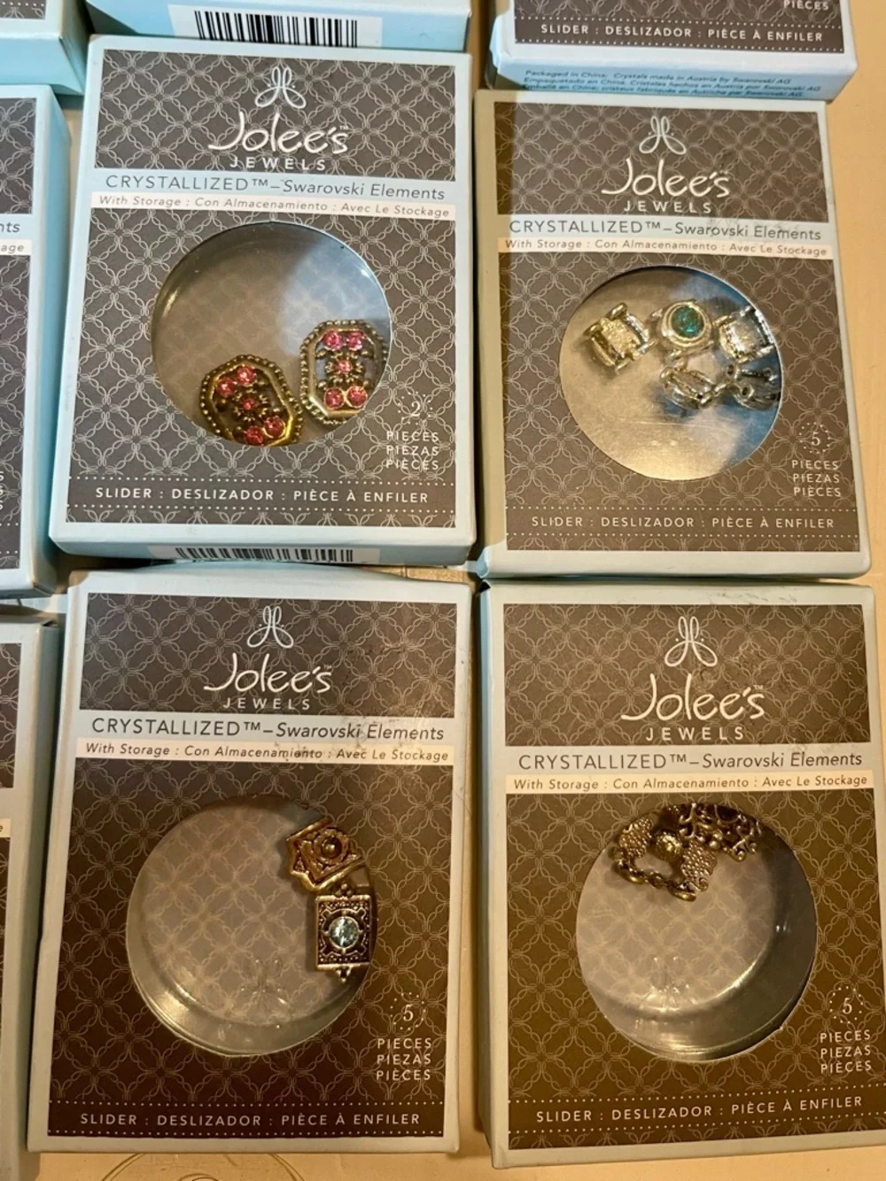 ALL NEW JOLEE’S SWAROVSKI CRYSTALLIZED METAL JEWELRY COMPONENTS - Mixed Colors